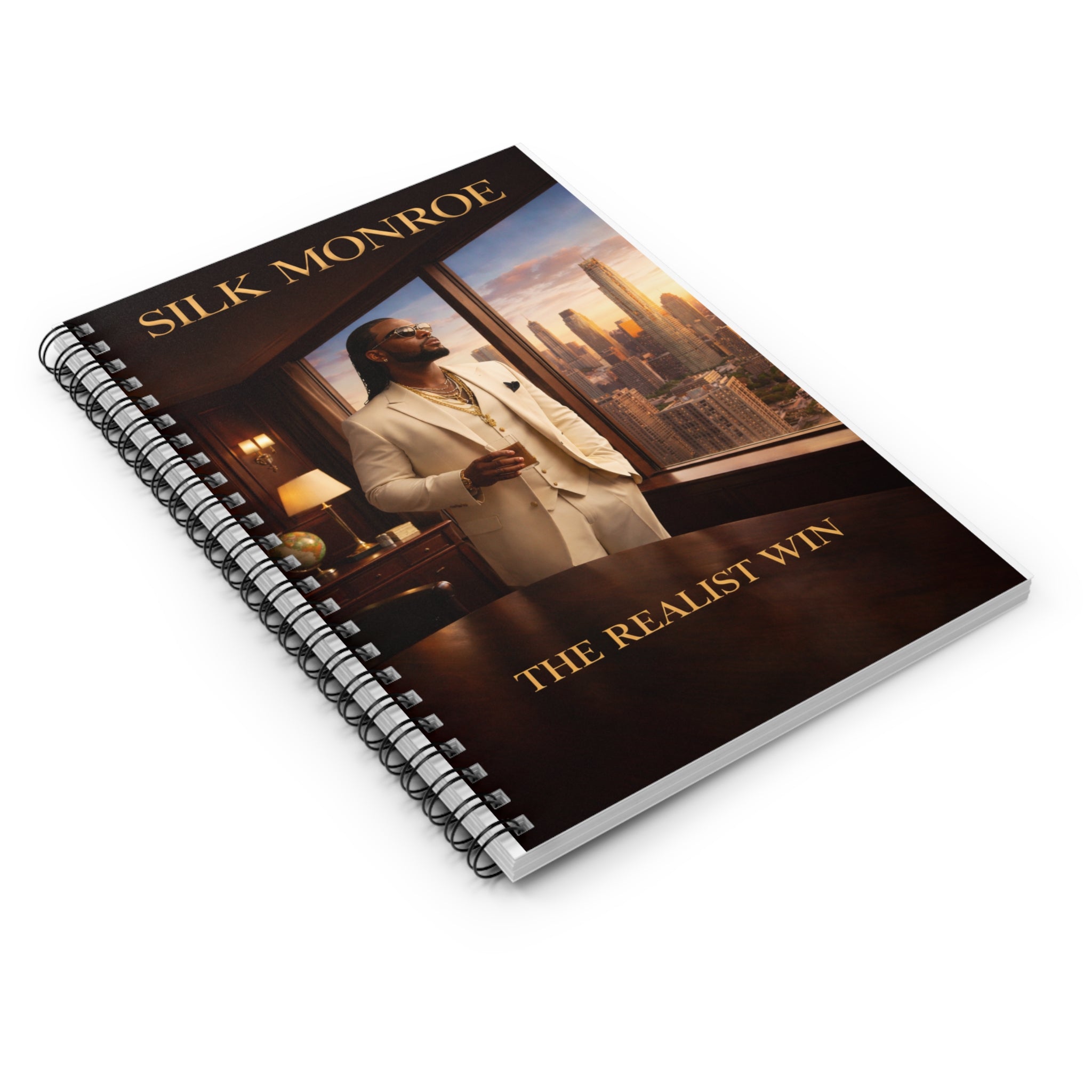 Silk Monroe The Realist Win Notebook | Spiral Ruled Journal