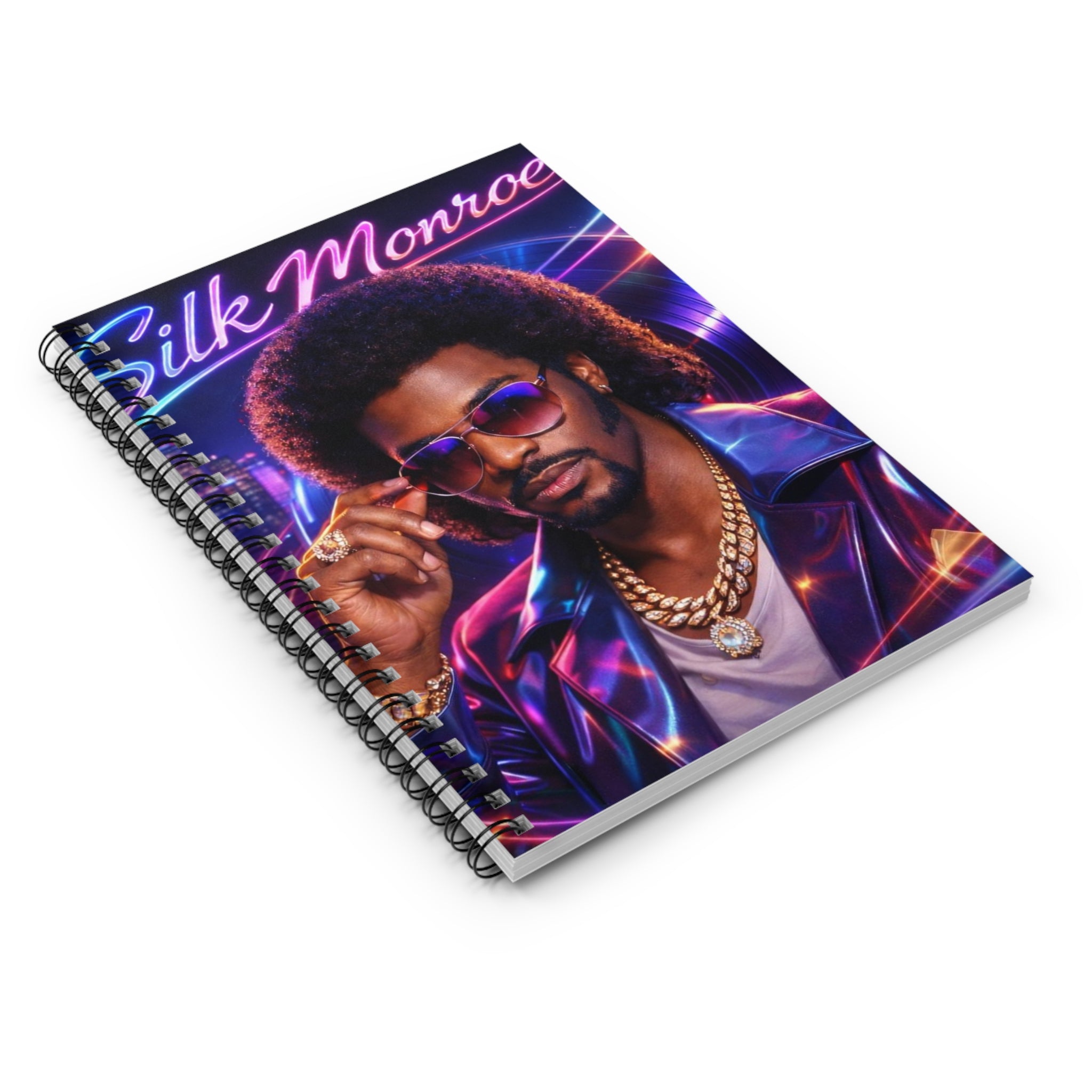 Retro 80s Soul Singer Notebook | Spiral Notebook