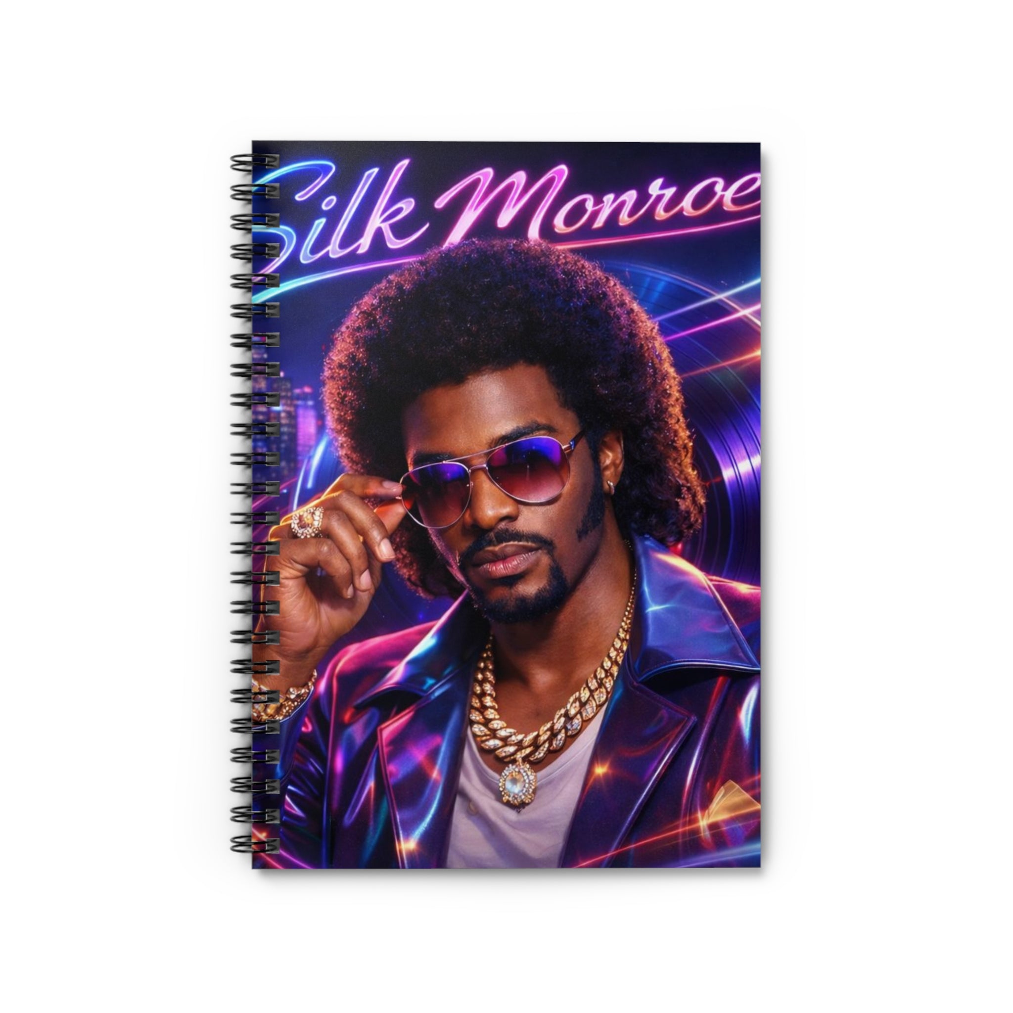 Retro 80s Soul Singer Notebook | Spiral Notebook