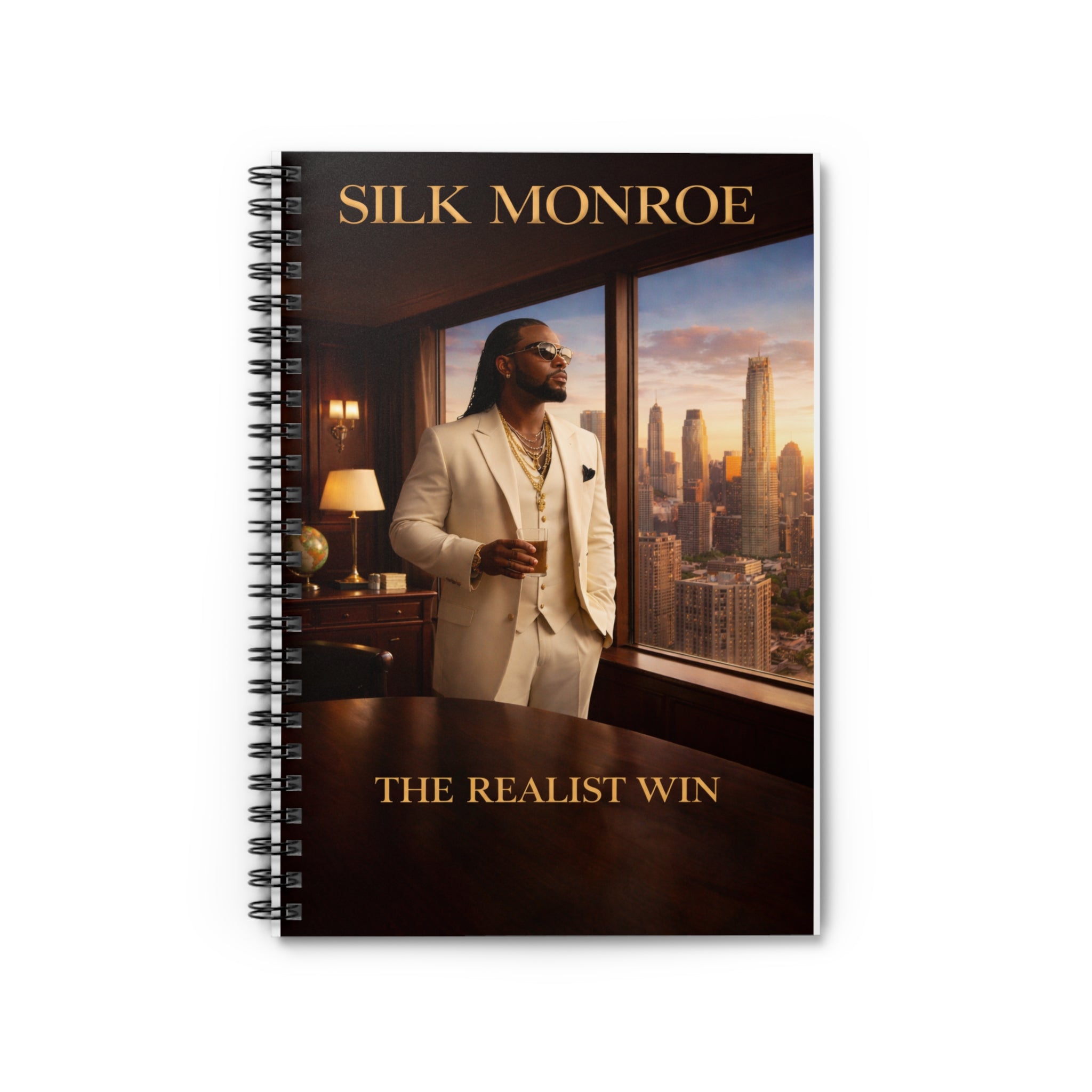 Silk Monroe The Realist Win Notebook | Spiral Ruled Journal